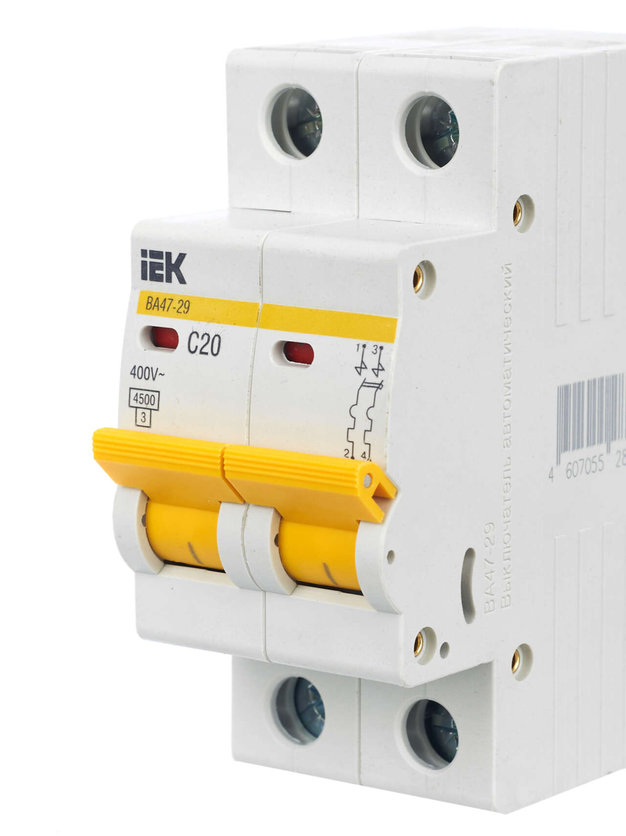 Быстрый монтаж и дополнительная надежность крепления на DIN-рейке с помощью защелки с двойным фиксированным положением.